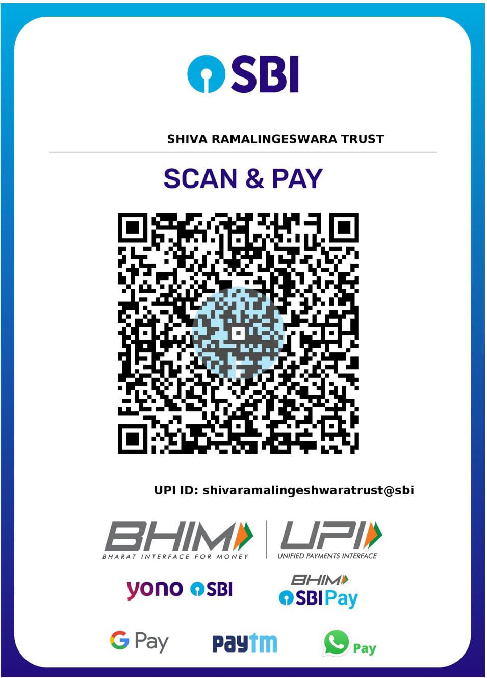 Bank QR Code for Donation